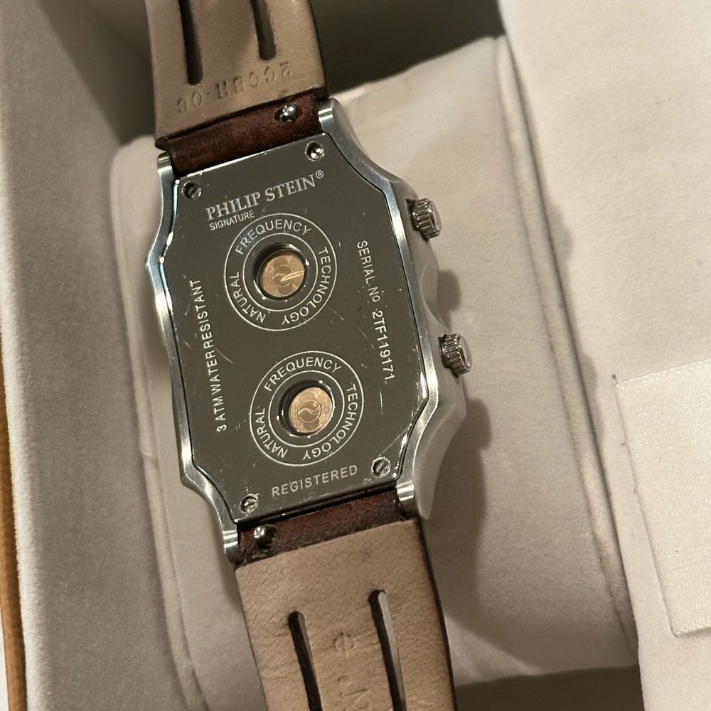 Philip Stein Signature Large Case Mens Watch 2-G-CW-CCBR (2010s) - Picture 11 of 16
